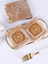 Thickened egg yolk crisp machine-sealed bag high-grade mid-autumn moon cake packaging bag gift box 100