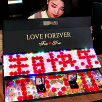 Dove chocolate gift box birthday gift to girlfriend high-end heart-shaped boutique Net red snacks high face value to give