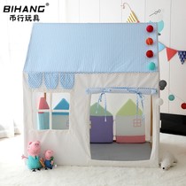 Nordic ins Childrens small tent game house Boy Indoor baby split bed Solid wood toy Princess Castle house