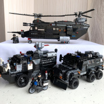 Compatible Lego Assembly Building Blocks Boys Toys Children Puzzle Children 610 Years Old Military Car Model