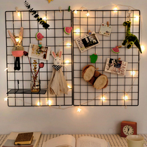 Hemp Rope Mesh Decoration Mesh Hanging Wall Ins Photo Wall Mesh Red Bedroom Dorm Room Dorm Room Room Arrangement Clip Photo Frame