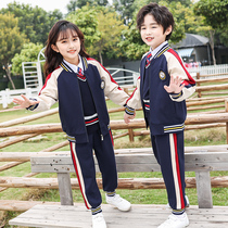 Kindergarten garden clothing spring and autumn school uniform suit custom childrens sports new autumn