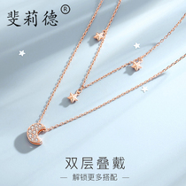 Niche design sterling silver necklace female choker fashion Korean version of simple temperament personality Net Red jewelry to send girlfriend