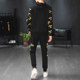 boy hooded sweater suit men's spring 2020 new tide brand casual plus velvet two-piece sports men's clothing boy hooded sweater suit men's spring 2020 new tide brand casual plus velvet two-piece sports men's clothing