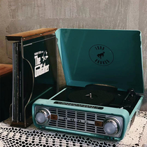American ION Ford Mustang Bluetooth vinyl record player LP gramophone multi-function retro record player audio