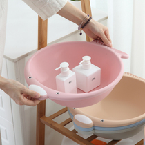 Thickened household adult washbasin Plastic large washbasin Baby washbasin cartoon student dormitory foot washbasin