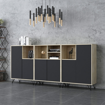 Office Furniture Modern Briefing Cabinet Office Staff Information Cabinet Bookcase Tea Water Short Cabinet Plate Locker