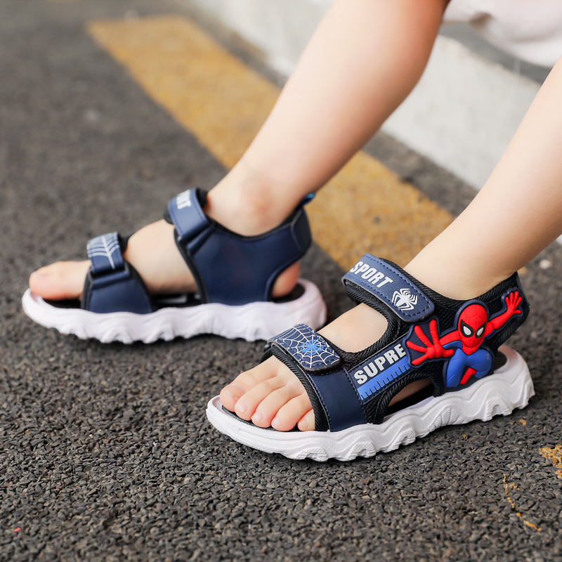 儿童凉鞋2020夏季休闲时尚沙滩鞋中大童鞋防滑软底宝宝男童实心鞋