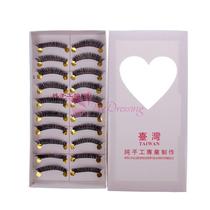 New 10 Pairs Makeup Handmade Fake False Eyelash Natural Look