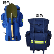 Outdoor new fire blue backpack travel bag camping training bag mens and womens cross bag winter and summer waterproof backpack