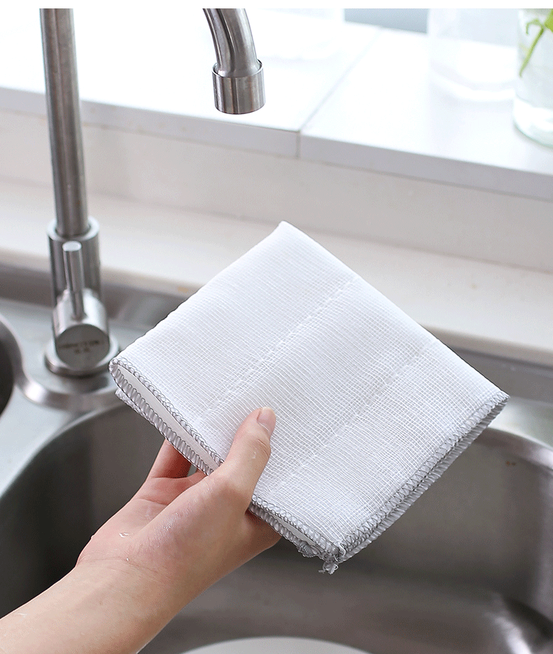 家用抹布不沾油毛巾厨房用品洗碗巾
