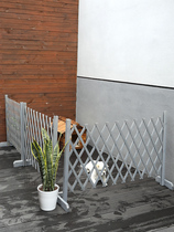 Outdoor garden courtyard decoration Movable fence guardrail anti-corrosion wooden fence telescopic fence Indoor pet partition