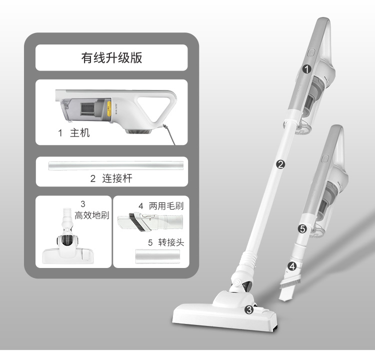 【奥克斯】家用小型手持式大吸力吸尘器