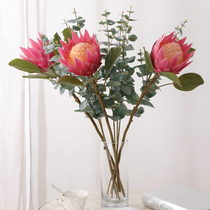 Thai ring imperial flower simulation flower large fake flower Nordic modern living room dining table decoration Hotel model room decoration