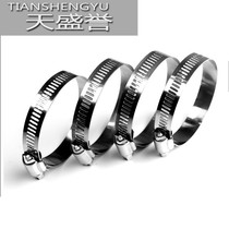 Iron hoop fastener ring Pipe hoop clamp Iron hoop ring holder Throat hoop card o-clip Curved hoop round pipe Stainless steel