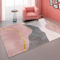 ins carpet bedrooms full of lovely pink bedside blanket modern minimalist living-room sofa tea table blanket home Nordic