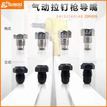 Jubai PNEUMATIC VERTICAL NAIL GUN GUIDE NOZZLE 2 4 3 2 4 0 4 8MM RIVETER GUIDE NOZZLE CORE PULLING RIVET GUN