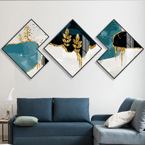 Living room decoration painting modern minimalist creative combination abstract restaurant hanging painting sofa background wall light luxury fashion mural