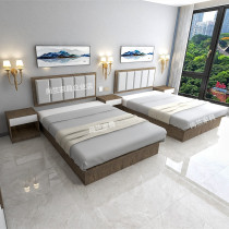Hotel Furniture Punctuator full suite Guesthouse Bed Customised Apartments Folk Accommodation Rental house Special bed frame TV cabinet