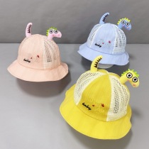 Baby fisherman hat summer mesh baby basin hat men and women children breathable sun hat toddler cute hat