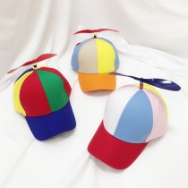 Childrens plane propeller hat Boy girl Bamboo dragonfly hat Child Baseball hat Baby will turn windmill hat