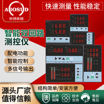Dual-Circuit Double-light column temperature and pressure liquid level display controller Two-way display instrument can be equipped with RS485 communication