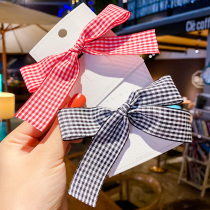 Senmi rabbit childrens bow hairclip girl cute does not hurt hairclip headdress Korean version of net Red Princess small hair card