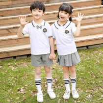 Elementary School Uniforms School Uniforms Summer Pure Cotton College Wind Graduation Photos Sportswear First Grade Kindergarten Garden Suit Summer Clothes