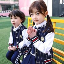 Kindergarten garden clothes spring and autumn clothes college style teacher first grade class uniform sports meeting Primary School students autumn school uniform set