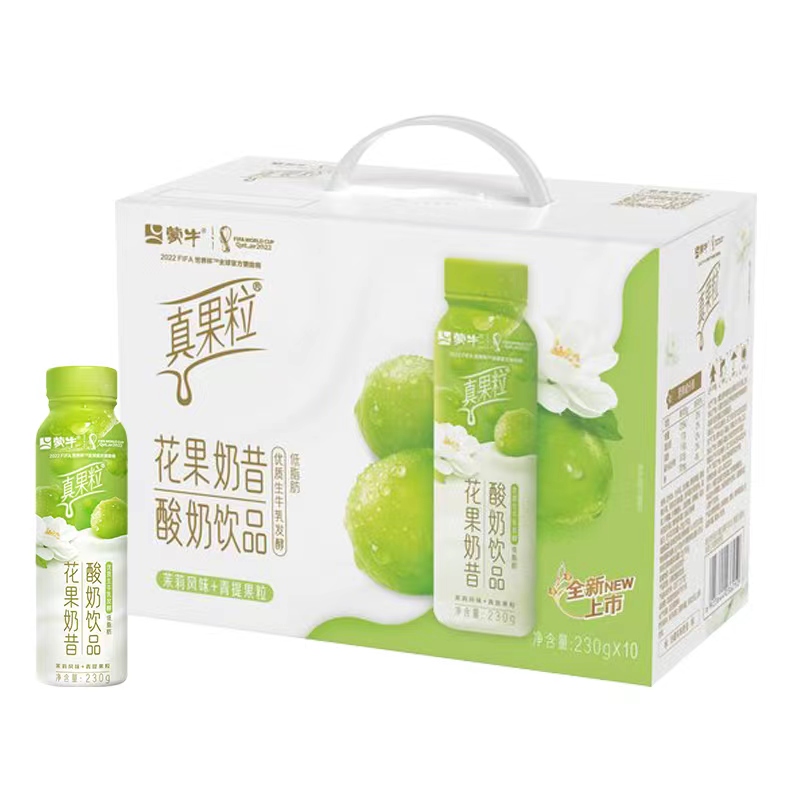 蒙牛酸奶饮品真果粒花果奶昔