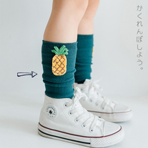 Childrens socks Girls pile socks Spring and autumn Korean child princess Yangqi baby cotton socks Childrens socks long tube socks tide