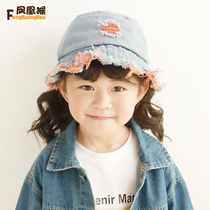 Childrens fisherman hat Mens 2020 spring and summer new products Girls sun visor Korean version Cowboy sun hat Baby sunscreen basin hat