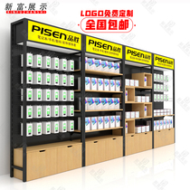 Display Lego Products Shelf Huawei 3 5 Mobile Phone Experience entertained desk Apple wood grain computer accessories cabinet