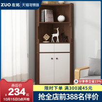 Simple black walnut corner cabinet living room corner corner cabinet Corner Corner Shelf triangle sideboard