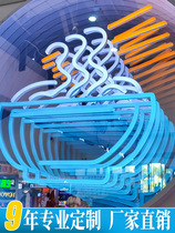 Melaleboard mirror neon light luminous characters custom Billboard mall lighting decoration ins Net red wall decoration 12V light strip