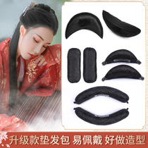 Gooey wig upgrade with soft horn hair stick pure haircut Flexable Crescent Moon Bag Ancient Wind Hanfu Cos Hair Bun