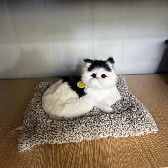 비명 고양이 시뮬레이션 인형 어린이 플러시 장난감 애완 동물 모델 귀여운 작은 장식품 생일 선물 새해 비명 고양이 시뮬레이션 인형 어린이 플러시 장난감 애완 동물 모델 귀여운 작은 장식품 생일 선물 새해