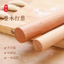 Natural beech rolling pin solid wood rolling pin