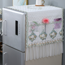 Manben fridge cover cloth single double open door Home Kitchen Waterproof Oil Proof dust-proof Dust Cover Scarves for the modern day