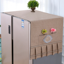 Manben fridge dust cover single door open double door double door Home Nordic Haier Refrigerator geb kitchen waterproof and oil proof