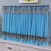 Manburn TV DUST COVER 55 INCH WALL-MOUNTED SITTING UNIVERSAL 2022 NEW LIQUID CRYSTAL COVER CLOTH EMBROIDERED COVER TOWELS