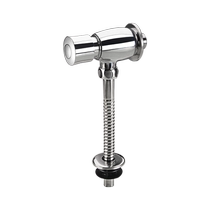 Urinating flushing valve full copper hand press type automatic time-lapse valve small poop urinal urinal small toilet self-closed flush valve