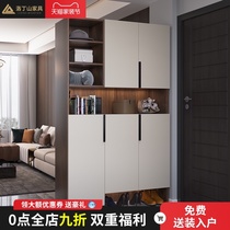 Home entrance cabinet shoe cabinet one simple modern living room partition cabinet locker household door light luxury screen cabinet