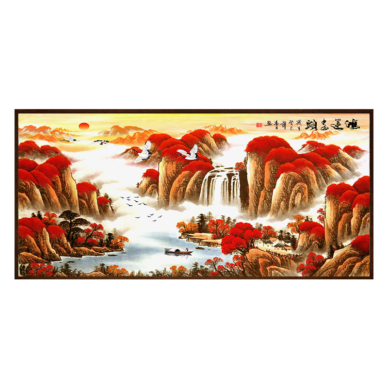 千织惠鸿运当头钻石画