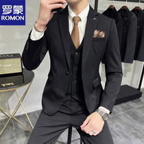 romance suit men's coat business casual spring autumn groom wedding business formal suit