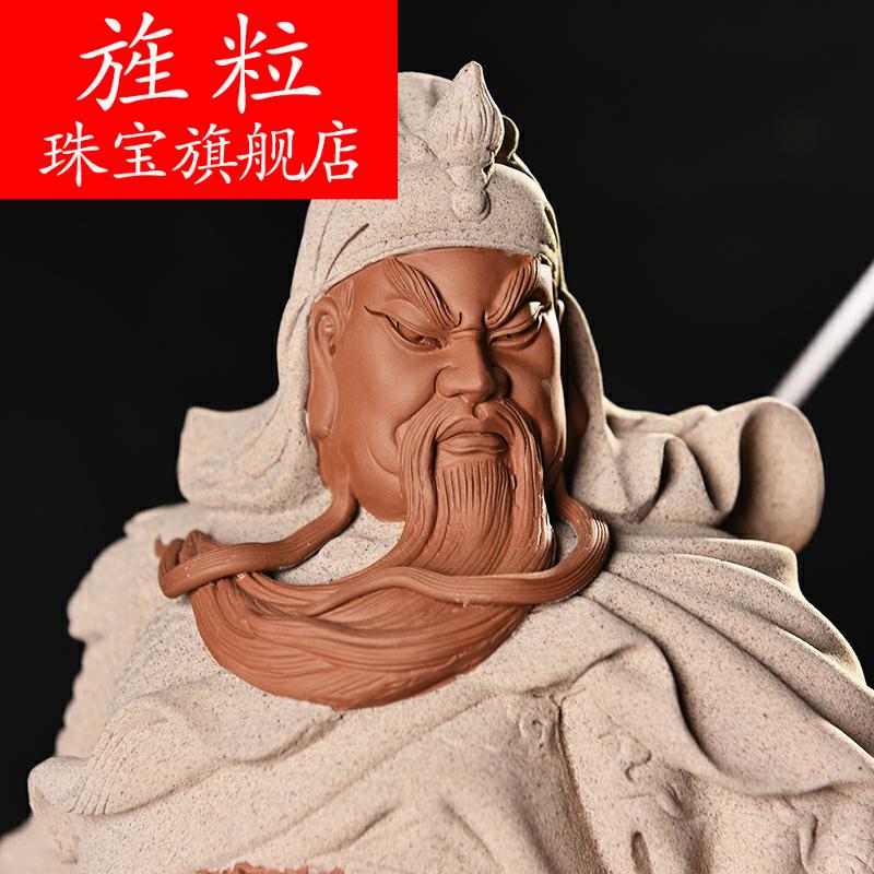 Bm zen furnishing articles domineering duke guan sitting room porch decoration ceramics handicraft D52-56