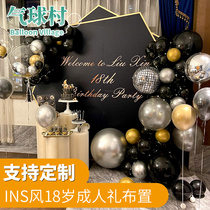 Net Red Goddess Girlfriend Birthday Background Wall Panel Balloon Placement Decoration Girl Qingsheng Site Placement Adults