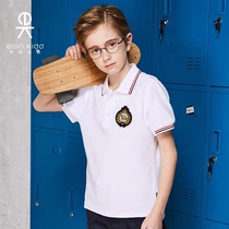 Eaton Guild College school uniforms white short sleeve hide green t-shirt light blue short sleeves Tibetan polo shirt 10T036