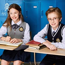 Eaton Chronicles Girls School Uniforms Boy Knit Vest Manclip Suit Inlun Academy Machia Spring Autumn 10B011