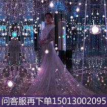 Net Red 3D Art Color Lights Planet Light Full Of Stars Starry Sky Lights Love Museum Christmas Decorative Lights